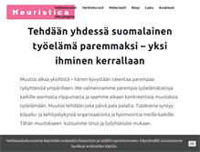 Tablet Screenshot of heuristica.fi